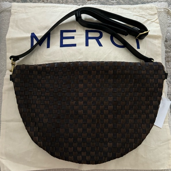 Clare V. Grande Fanny Pack in Black/ Chocolate NWT - Picture 6 of 10